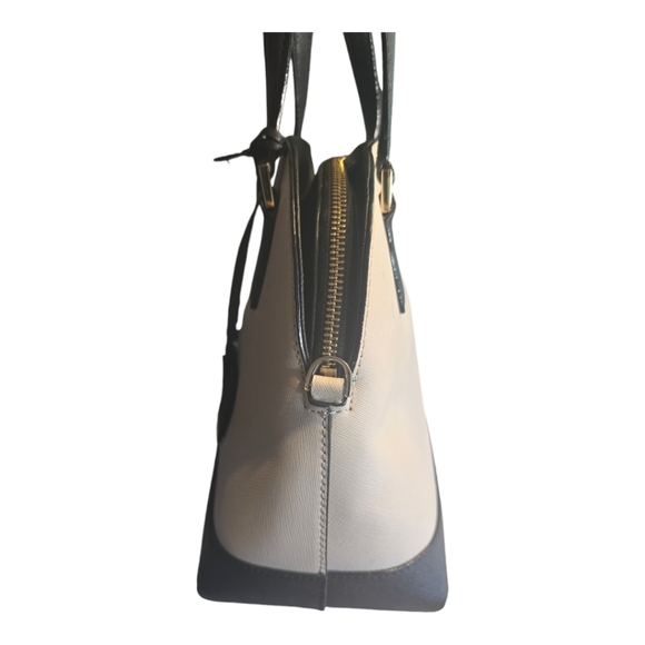 KATE SPADE LEATHER, BEIGE AND BLACK, CROSSBODY SATCHEL PURSE.NWOT,with wallet - Picture 3 of 15